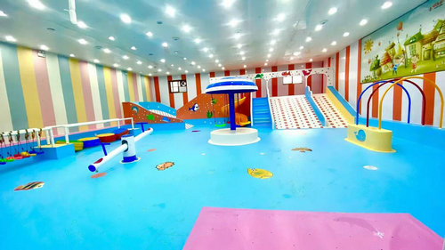 五莲儿童软体水上乐园甘肃案例客户图